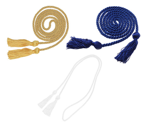 Decoração De Cordão De Formatura Tassel Honor Rope, 3 Unidad
