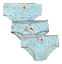 Comprar Pack X3 Bombachas Nena Estampada Bianca Secreta 24318