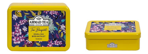 English Breakfasttea Bouquet 10s Ahmad Tea Caja Metal