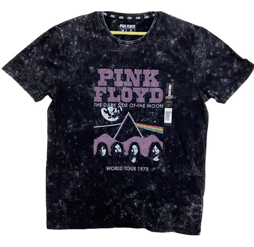 Polera Pink Floyd  Diseño Tela Desgastada - Original Y Nueva