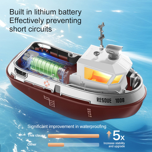 Mini Barcos Rc Para Niños, Barcos De Control Remoto Con Luce