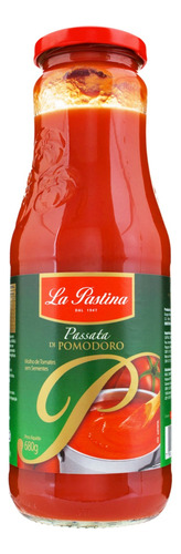 Molho de Tomate Passata La Pastina sem glúten 680 g