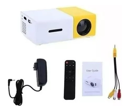 Mini Proyector Led Video Beam 600 Lumens Yg300 Hdmi Usb Av