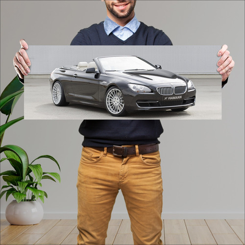 Cuadro 30x80cm Auto 2011 Bmw 6 Series Convertibl 855