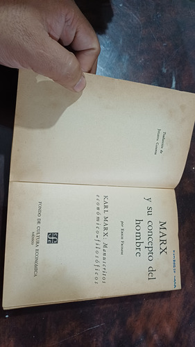 Marx Y Su Concepto Del Hombre. Breviarios 166. E. Fromm (Usado)