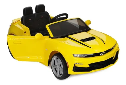 Vehículo Eléctrico 12 V para Niños Coche de Juguete de Carreras con Mando a  Distancia Sistema de Arranque Suave Música Amarillo - Costway