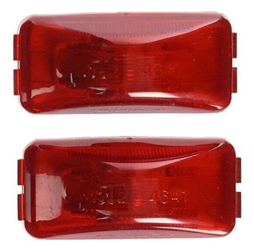 Grote Clr - Mkr Lamp, Rojo, Sellado Bulbo Individual, Paquet
