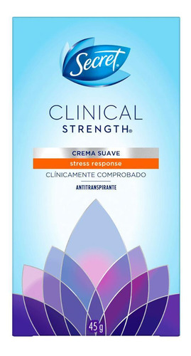 Desodorante Secret Clinical Creme Stress Response 45g