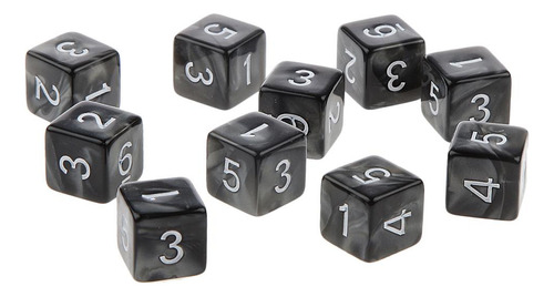 Paquete De 4-8 10 Uds. Dados De Seis Caras D6 Jugando Rpg