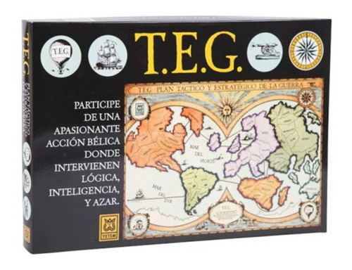 Juego De Mesa Teg Tradicional Yetem Tactica Mapa Original