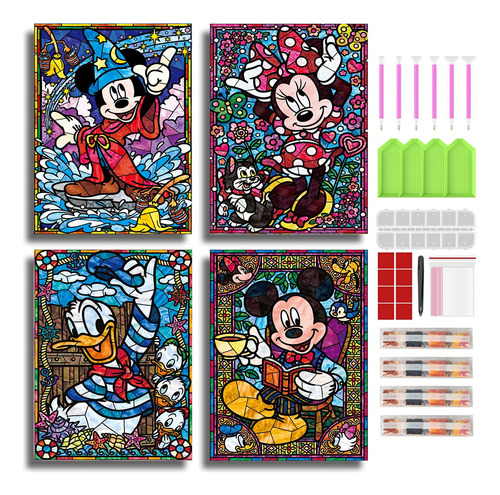 Starart Kits Pintura Diamante Para Adulto Niño Dibujo 5d 4 X