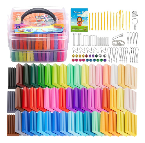 Kit De Arcilla Polimerica De 36 Colores