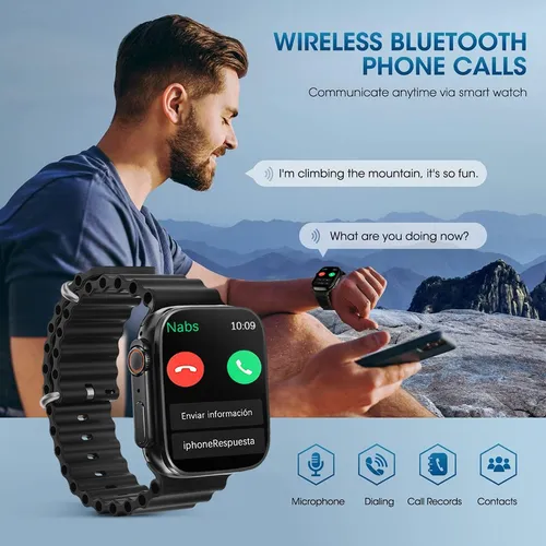 Smartwatch reloj inteligente y audífonos inalámbricos 2 en 1 hotsell