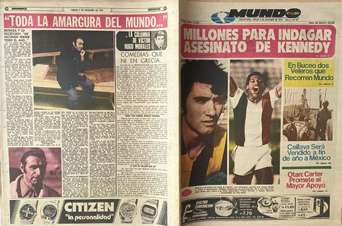 Mundocolor Nº 39 Diario, Dic 1976, Ercilia Moreira, Ex4