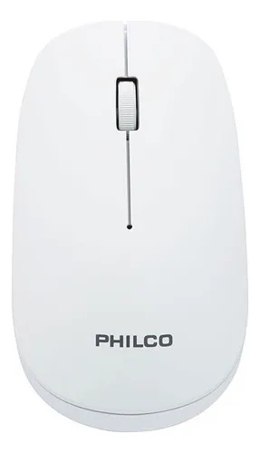 Mouse Inalámbrico Óptico Usb Philco Blanco