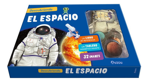 Descubriendo El Espacio Tablero Magnetico, De Desconocido. Editorial Auzou, Tapa Dura En Español