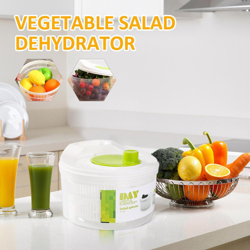 Spinner De Lechuga Centrifugador De Ensalada Sin Olor Manual