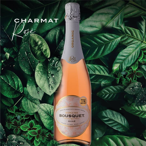 Imagen 3 de 10 de Espumante Domaine Bousquet Rosé Caja X 6 X 750ml. Orgánico