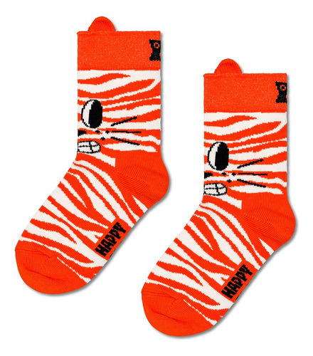 Calcetines Originales Niño Gato Dálmata Happy Socks 2 Pares Multicolor Estampado 2-3 Años