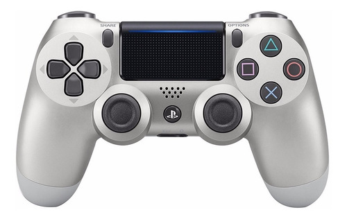Control Playstation 4 Silver Dualshock Ps4 - Inalámbrico