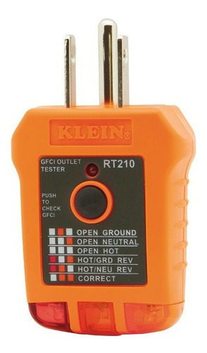 Probador De Polaridad Con Gfci Rt210 Klein Tools
