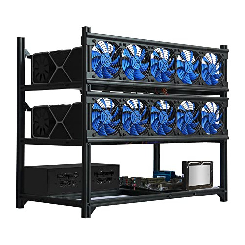 Carcasa Kingwin Miner Rig De Aluminio Con 6, 8 O 12 Gpu Mini