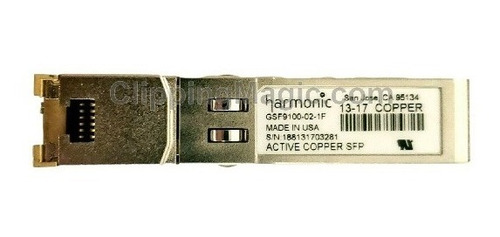 Imagen 1 de 10 de Harmonic Gsf9100-02-1f Sfp-t De Cobre Rj45 100 M Distancia