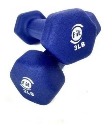 Pesas Mancuernas 3 Lbs Set X 2 Unidades Ejercicios Gym