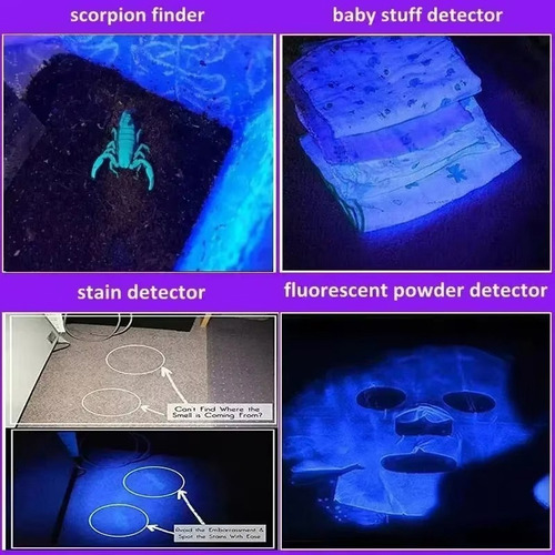 Linterna Con De Uv Nm 395 Ultravioleta Linterna Zoom De