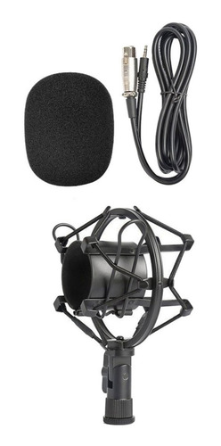 Imagen 3 de 3 de Micrófono Zingyou BM-800 condensador cardioide negro/dorado