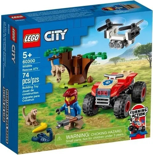 Lego 60300 Rescate De La Fauna Salvaje Cuatrimoto Pr