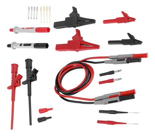 Test Lead Probe 4mm Banana Plug Multímetro Eletrônico Multi