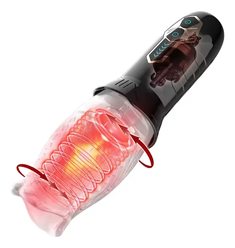 Masturbador Consolador Masculino Vibrador Rotacion Bellucci