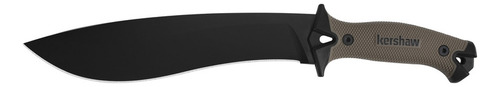 Cuchillo De Caza Kershaw Camp 10 - Machete Color Canela, Cuc
