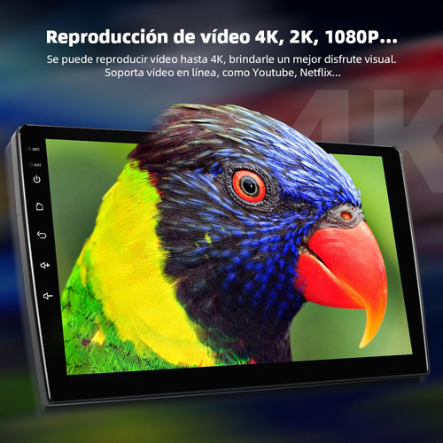 // Estéreo 4+64g 4k Para Dodge Ram 1500 2014-2019 A/a