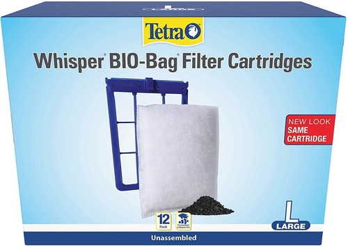 Tetra 26164 Whisper Bio-bag Cartridge, Unassembled, Large,