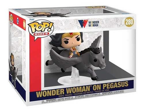 Wonder W On Pegasus - Ww 80th Funko Pop Ride Super Deluxe
