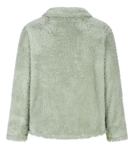 Blusas Femininas, Suéter De Veludo Coral Com Zíper, Espessad