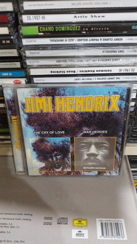 Jimi Hendrix - The Cry Of Love War Heroes Cd Hecho En Rusia