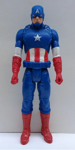 Boneco Capitão América 30cm Super Heróis Marvel Sem Escudo