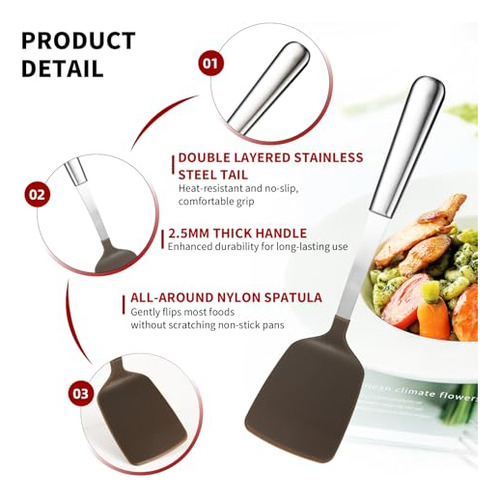 Juego De Utensilios De Cocina De Acero Inoxidable, Utensilio