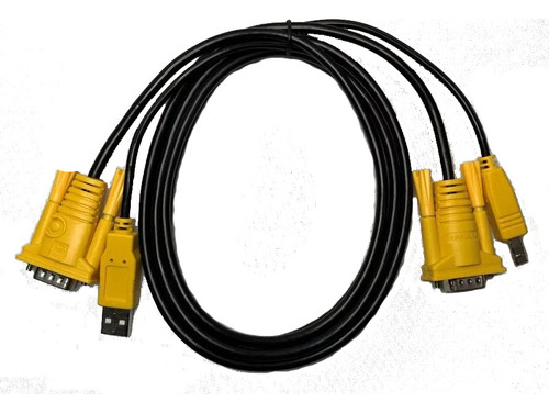 Cable Kvm Para Switch Kvm Usb + Vga 1.5 Metros De Longitud