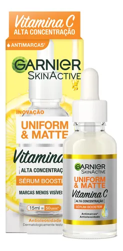 comprar Sérum Facial Antimarcas Uniform & Matte 15ml Garnier