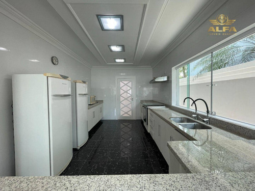 Imagem 7 de 30 de Mansão Na Praia Com 6 Suítes, Lazer Com Piscina, Sauna E Churrasqueira, 4 Vagas - Jardim Acapulco, Guarujá. - Ca0145