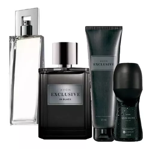 Perfumes Masculinos Avon - Exclusive In Black + Attraction