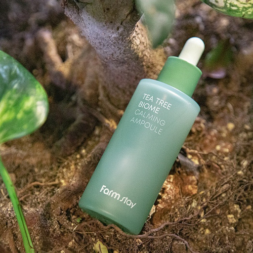 Farm Stay- Tea Tree Biome Calming Ampoule Momento De Aplicación Día/noche Tipo De Piel Sensible
