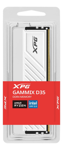 Memoria Ram Xpg Gammix D35 Ddr4, 3200mhz 8gb Cl16 Xmp Blanco
