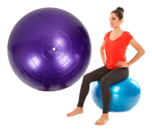 Pelota De Pilates 65cm Fitness Yoga Gym + Colores Crazyshop