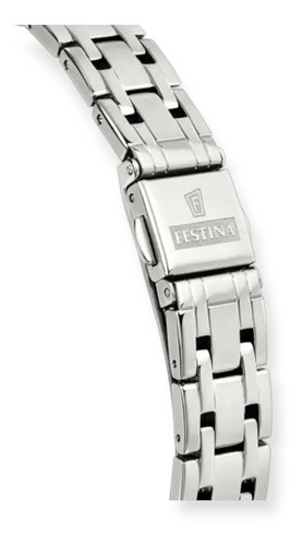 Reloj Festina Mujer F20614.1 Skeleton Acero Analogico Color Plateado