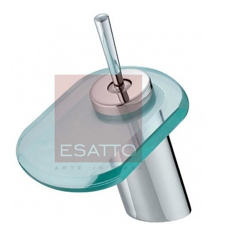 Esatto - Monomando Llave De Baño Cristal Cromo Gb-047